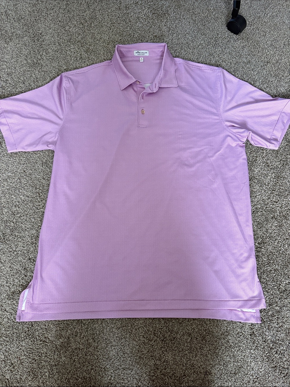 Peter Millar Men's Light Purple Polo Shirt
